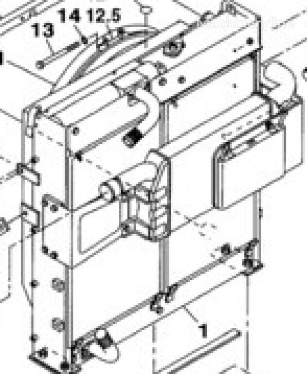 Case KRH10812 KRH10812 engine cooling radiator for Case CX210B excavator