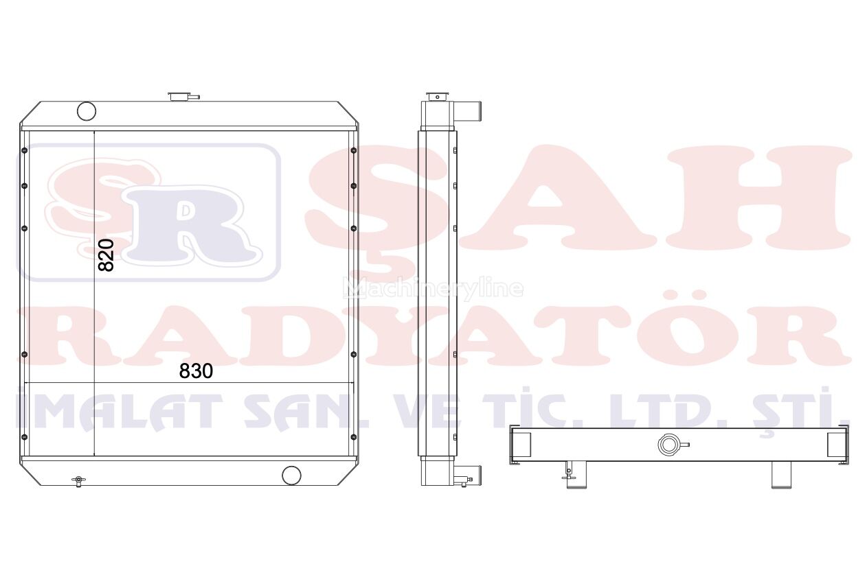 Caterpillar ŞAH - 318C - motorkoeling radiator voor graafmachine - Machineryline