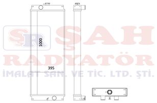 Caterpillar ŞAH - 320C- OEM 2364430 YAĞ SOĞUTUCU radiador de refrigeración del motor para excavadora