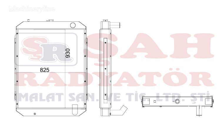 Hyundai ŞAH - R250LC-7 - OEM 11N7-40020 - hlađenje motora za bagera