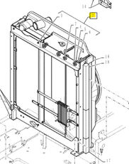 radiateur de refroidissement du moteur Kobelco YT05P00028F1 pour excavateur Kobelco 75SR