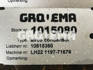 Liebherr Air Conditioning Condenser 1015080 engine cooling radiator for excavator