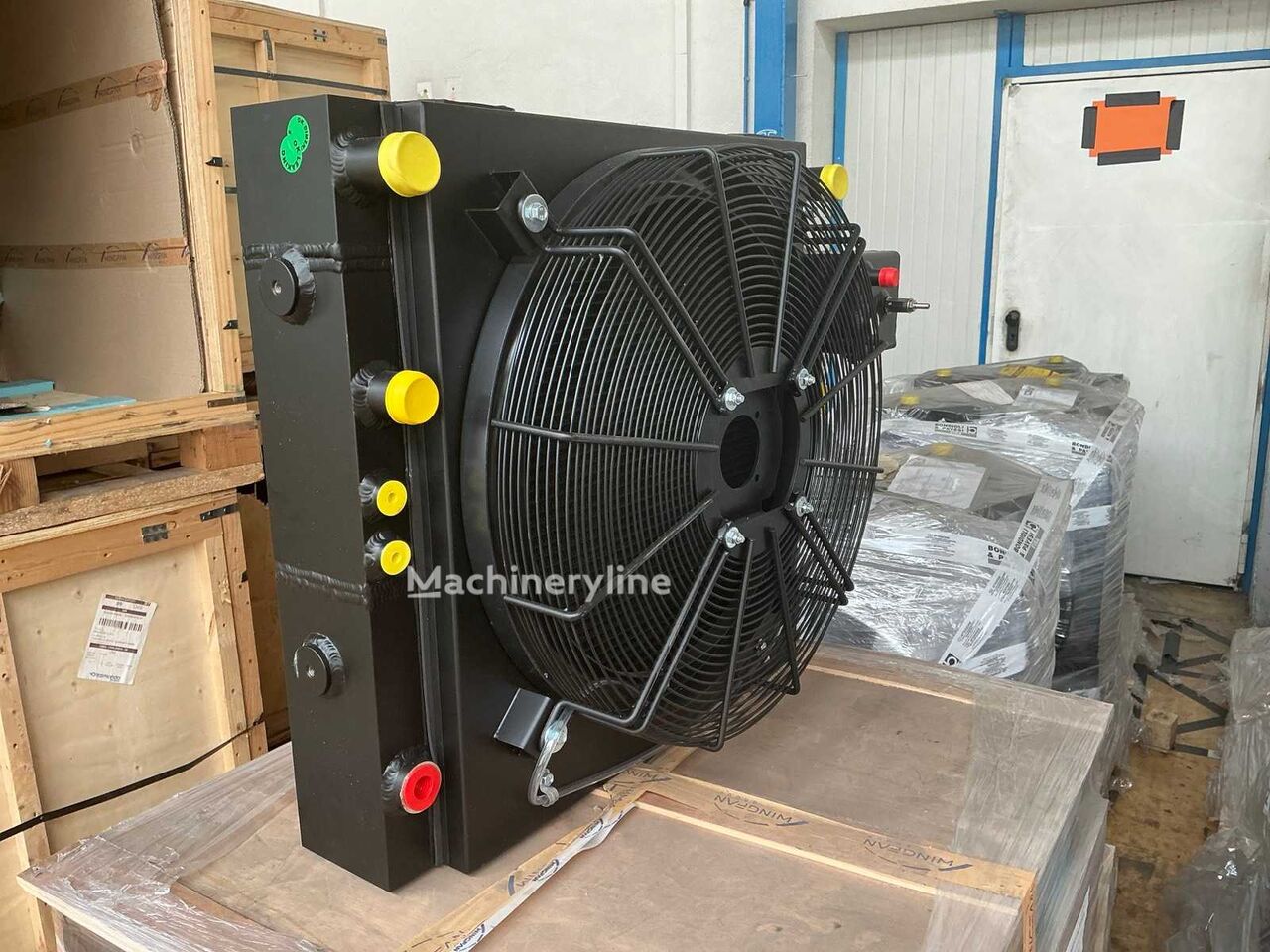 Radiateur de refroidissement du moteur Wingfan pour excavateur Yanmar B95W, B110W - Machineryline