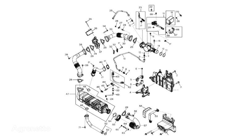 крепление John Deere 9470RX DZ101886