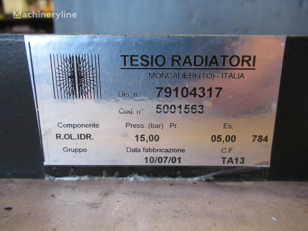 Tesio Radiatori 5001563 5001563 hladnjak za ulje motora za bagera