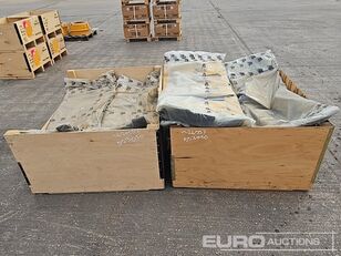 Stillage of Soundproofing (2 of) engine sound insulation for JCB construction equipment