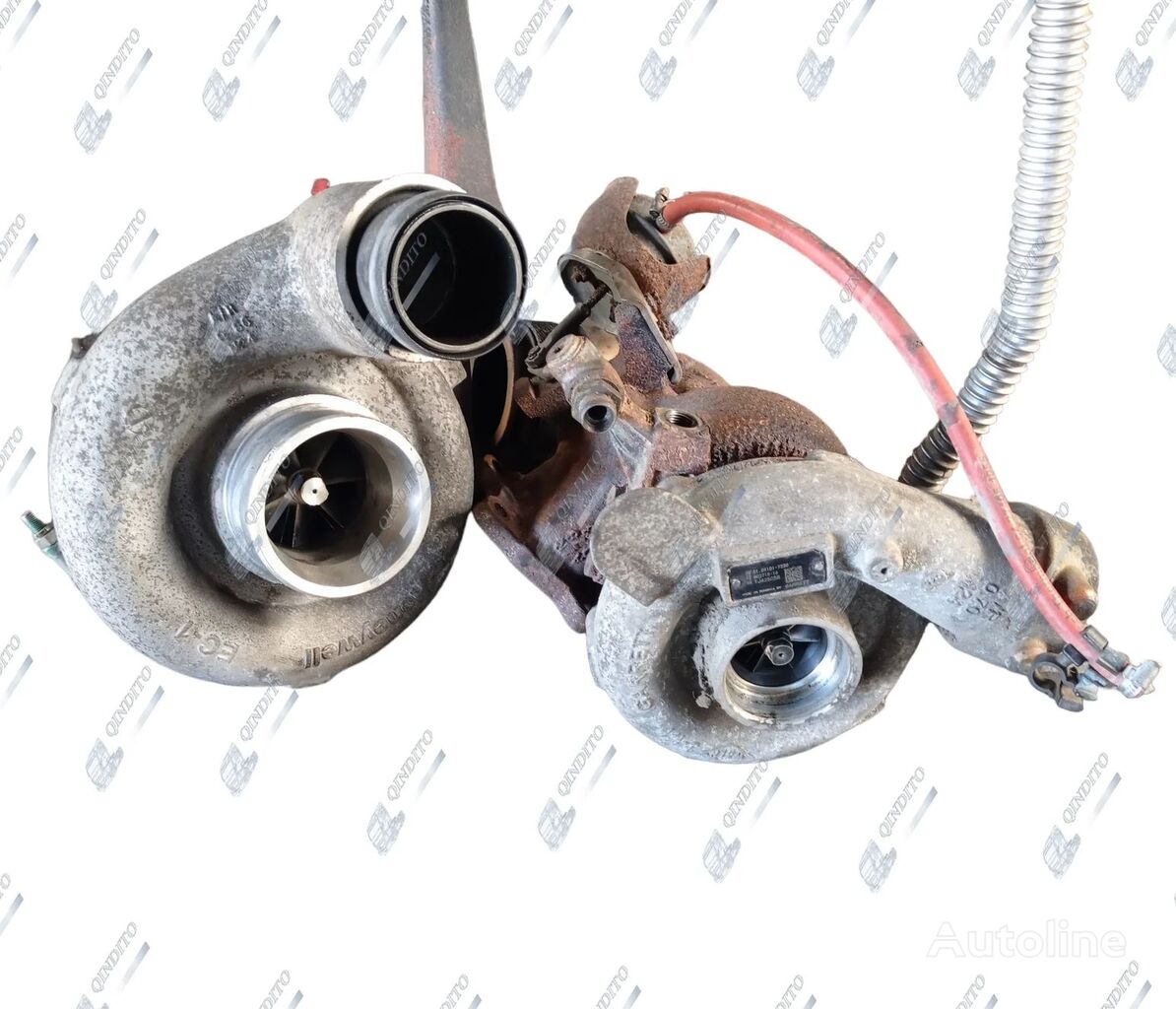 Garrett BITURBO 12,4 l engine turbocharger for MAN TGX / TGS truck tractor