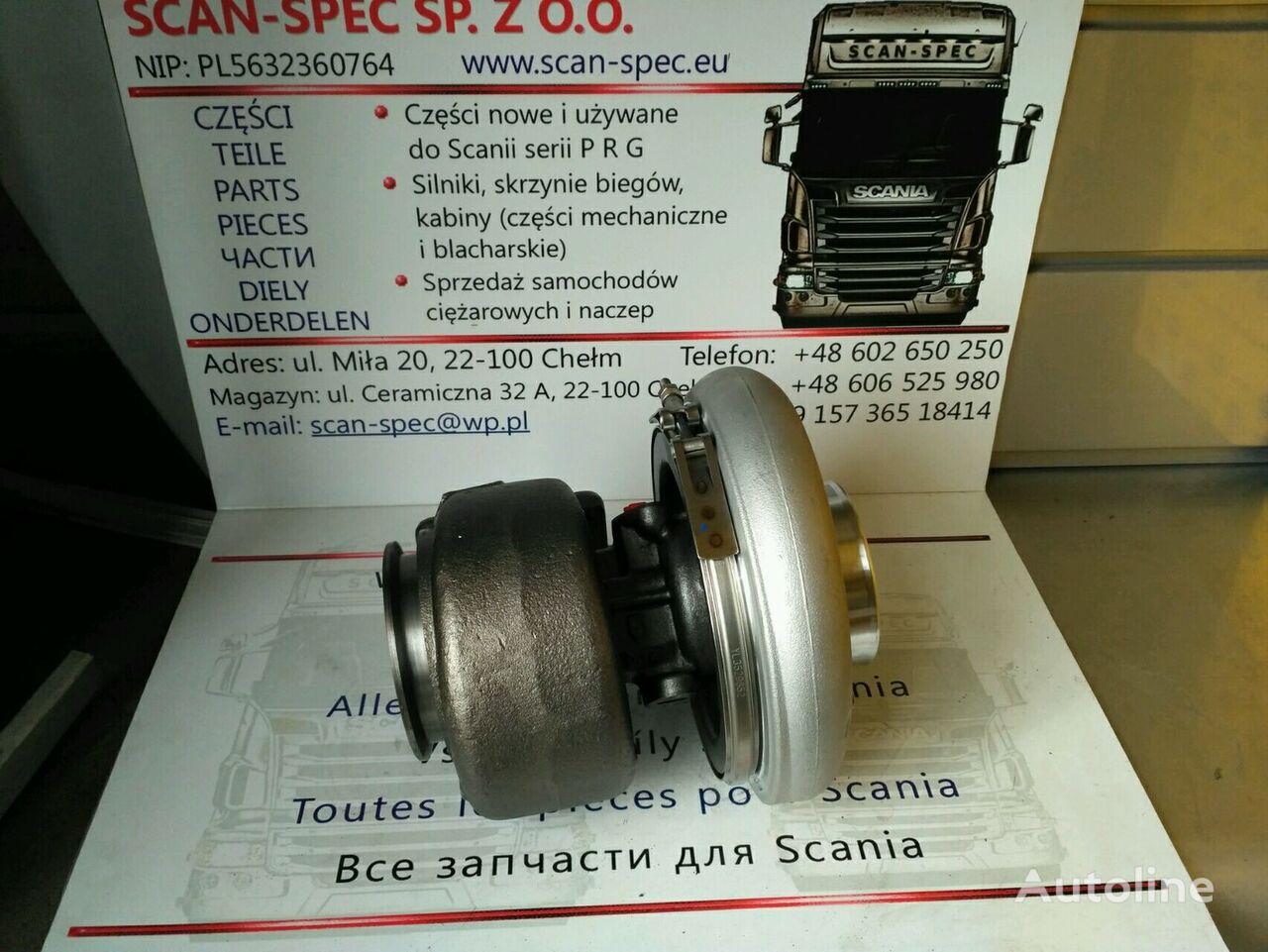 турбокомпрессор двигателя Holset 2R 2G 4038612 для тягача Scania P R G