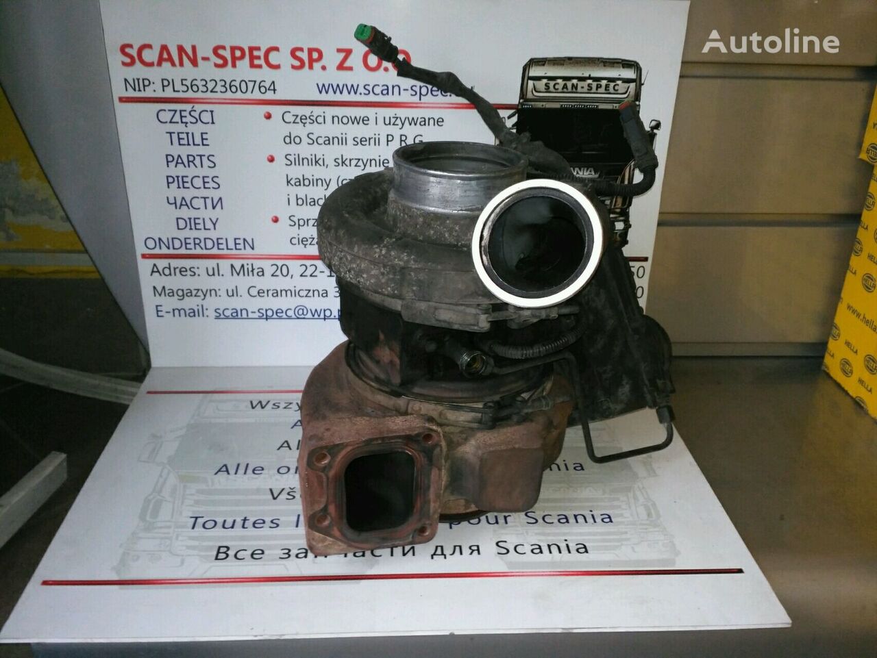 turbocompresor motor Scania Holset HE531Ve-1849535 3770147 pentru cap tractor Scania P R G