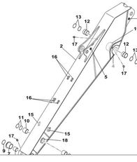 Case KRV23624 KRV23624 excavator boom for Case CX210B CX220B CX220C CX230B excavator