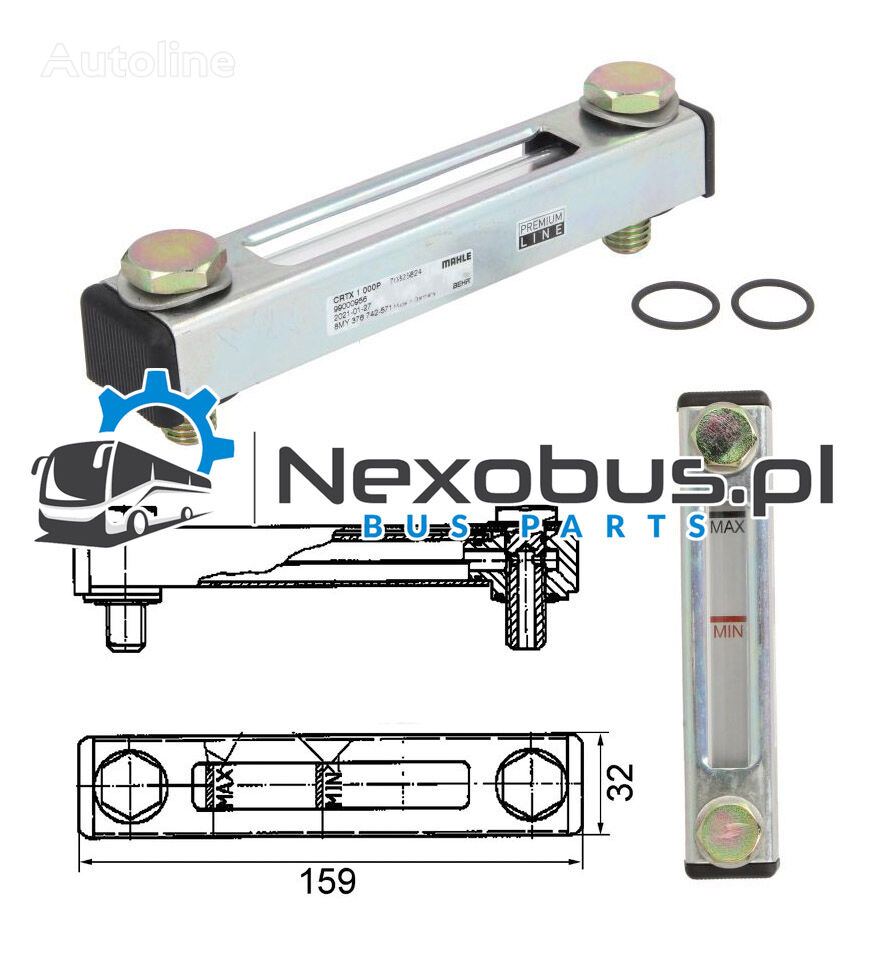 Rurka wskaźnika indicator tube Setra 4.. Bova Ausgleichsbehälter für Mercedes-Benz Tourismo Travego Bus