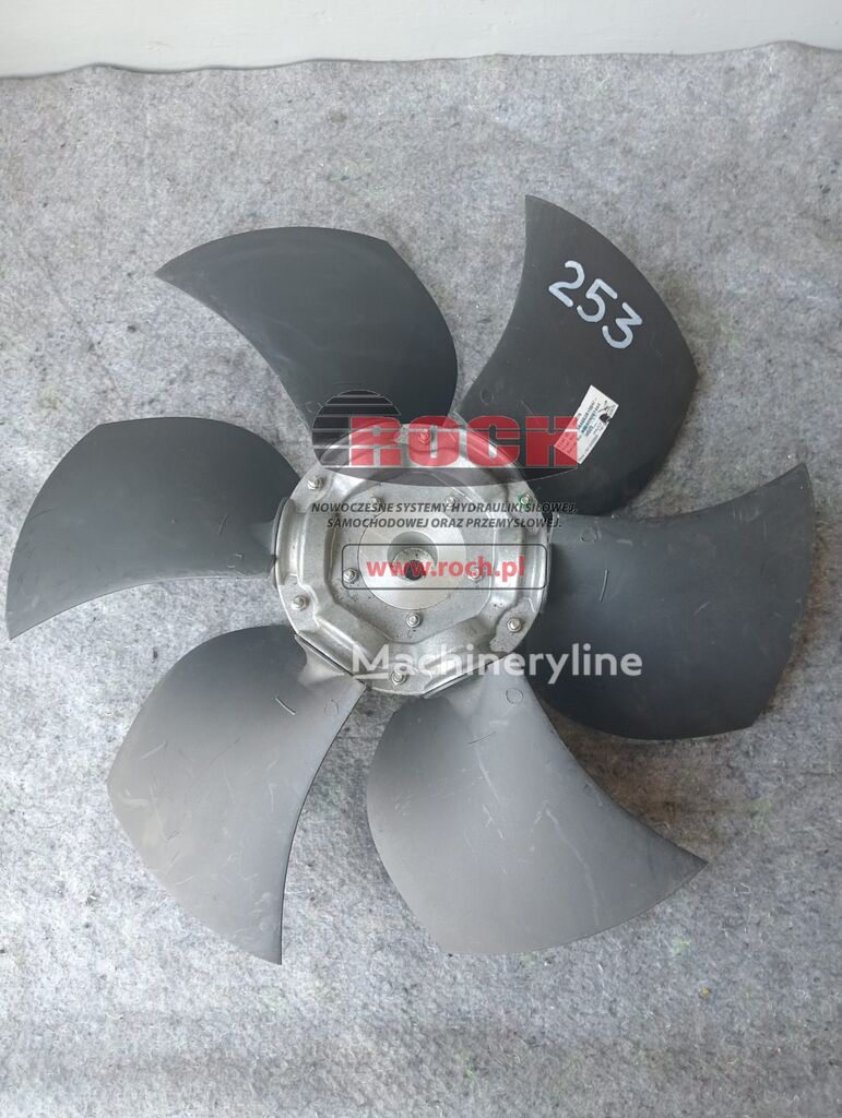 Pale de ventilateur HÉLICE MULTIWING 6 PALES 540 mm 20675 56405381004 2ZR 105708 pour excavateur - Machineryline