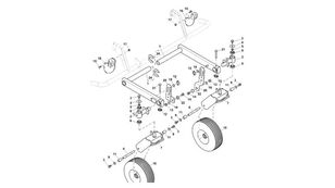 DC213526 fasteners for John Deere 960
