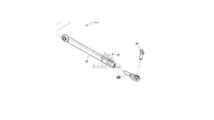 Drążek Wspornik Wzmocnienie + Wrzeciono CZĘŚCI Fendt 930 933 936 GEN 7 Усилитель кронштейна тяги + детали шпинделя для трактора колесного Fendt 930 933 936 GEN 7