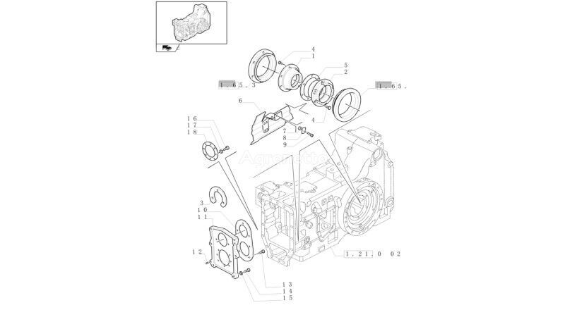 Wspornik New Holland 5162537 for New Holland T6010  wheel tractor