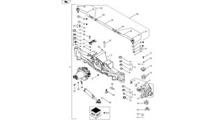 Sworzeń  New Holland 22.25mm od x 155mm l 292565A1 für New Holland T6090 T6070 Radtraktor