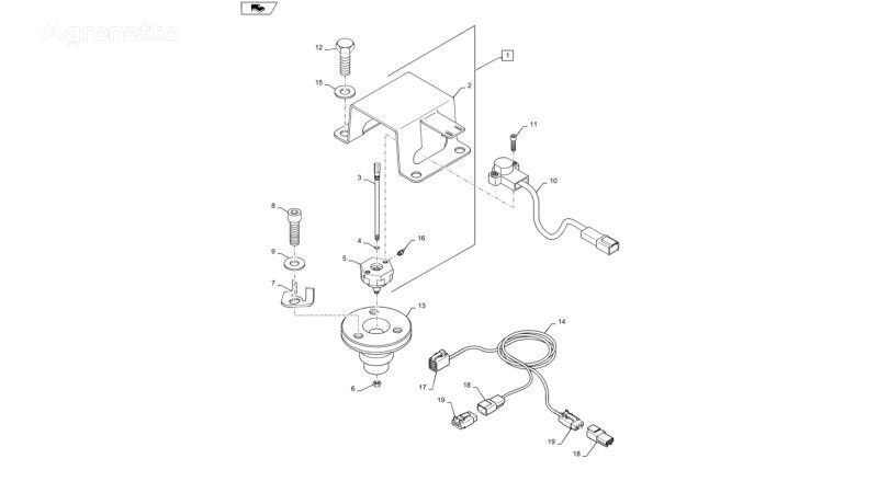 Zestaw  New Holland T6090 T6070 Zestaw 87311993 87311993 para New Holland T6090 T6070 tractor de ruedas