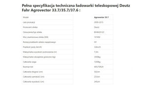 transmisión final para Deutz-Fahr Agrovector 35.7 cargadora telescópica