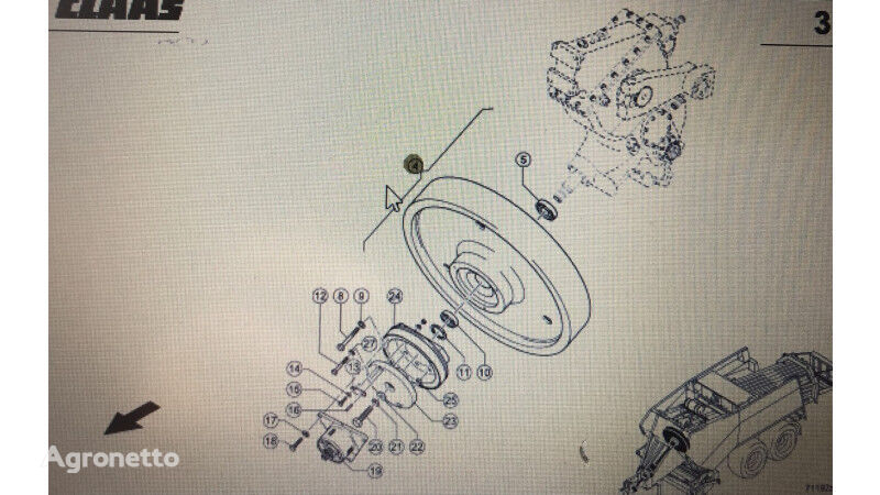 volante de inercia para Claas