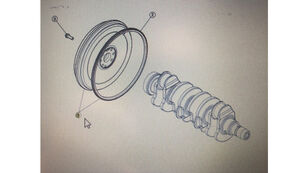 flywheel Claas 00 untuk traktor roda Claas Arion 640 600 500 Hexashift/CMatic