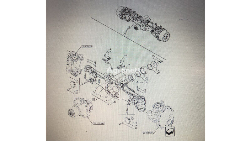 Vorderachse für Case IH OPTUM 27 Radtraktor