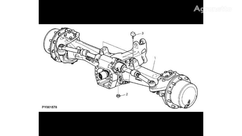 передний мост AL170962 для трактора колесного John Deere 7530 Premium