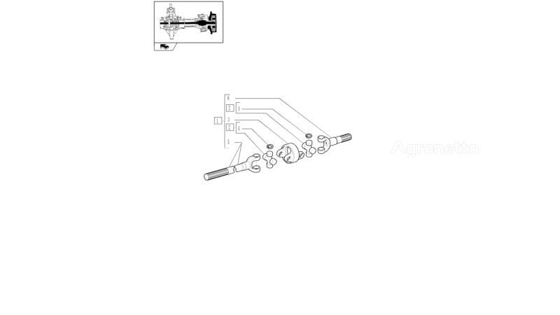 Venta de New Holland T6010 T6090 T6070 Wałek długi widełek 733.00mm 5197765 5197765 eje delantero para New Holland T6010 T6090 T6070 tractor de ruedas | Agronetto PY New Holland T6010 T6090 T6070 Wałek długi widełek 733.00mm 5197765 5197765 eje delantero para New Holland T6010 T6090 T6070 tractor de ruedas - Agronetto