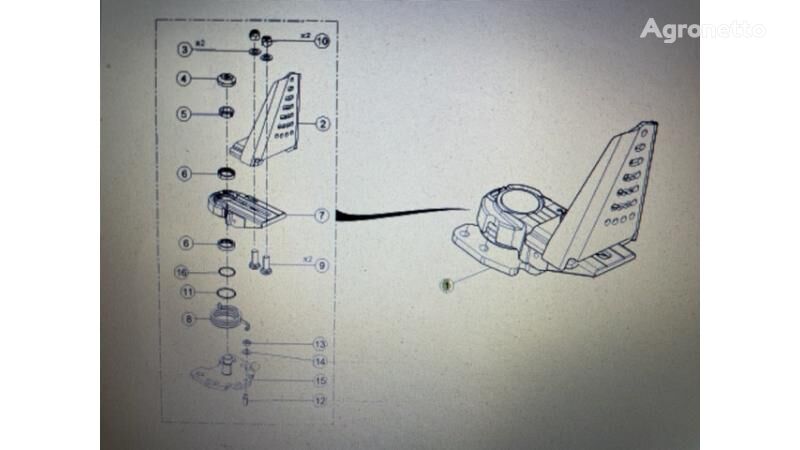 maska za traktor na kolesih Claas AXION