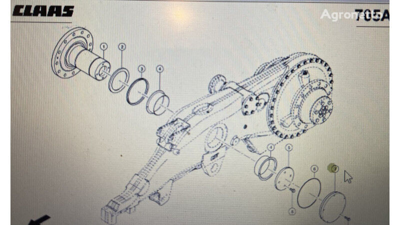 front fascia for Claas  Lexion 580/750-730/670-640/78 grain harvester