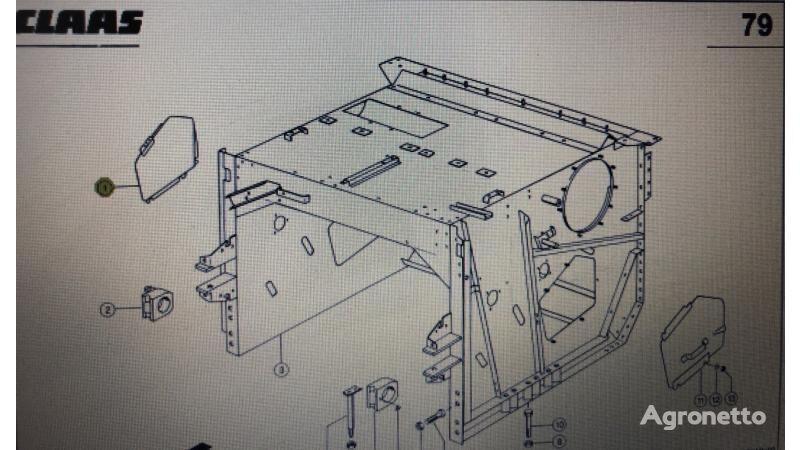 front fascia for Claas Mega 370-360 grain harvester