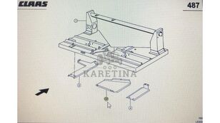 Claas 00 0797 998 0/Claas osłona/Claaas Lexion 580 00 0797 998 0 front fascia for Claas Lexion 580 grain harvester