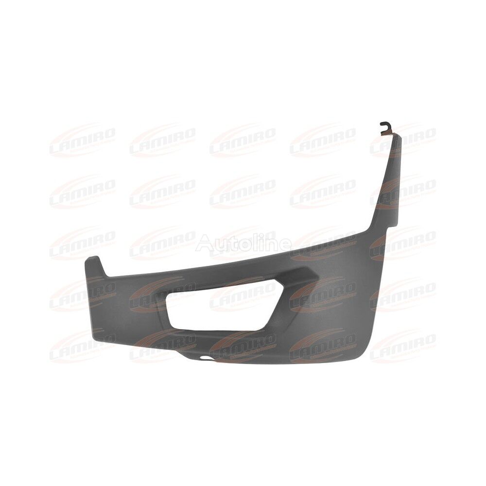 revêtement Renault GAMA D CORNER BUMPER LEFT WITH FOG LAMP HOLE pour camion Renault Gama C / D CAB. 2,3 M