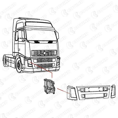 Volvo FH トラックのためのVolvo 20453628.20453627.20452886.20452887 フロント計器盤