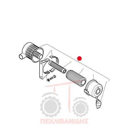 filtro de combustível AGCO 3780642M1 para trator de rodas Massey Ferguson