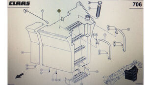 depósito de combustible para Claas Xerion 3300  tractor de ruedas