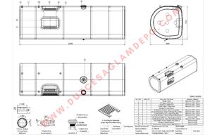 خزان الوقود 21442020 لـ السيارات القاطرة Volvo