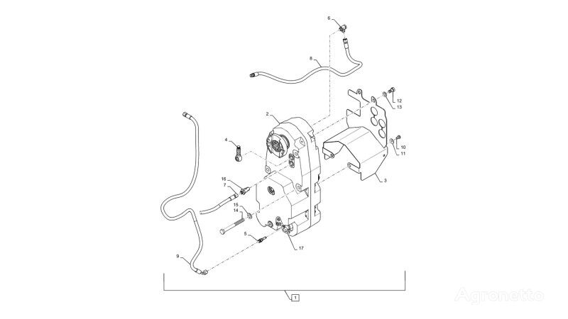 versnellingsbak voor New Holland T6090 T6070 wielen trekker