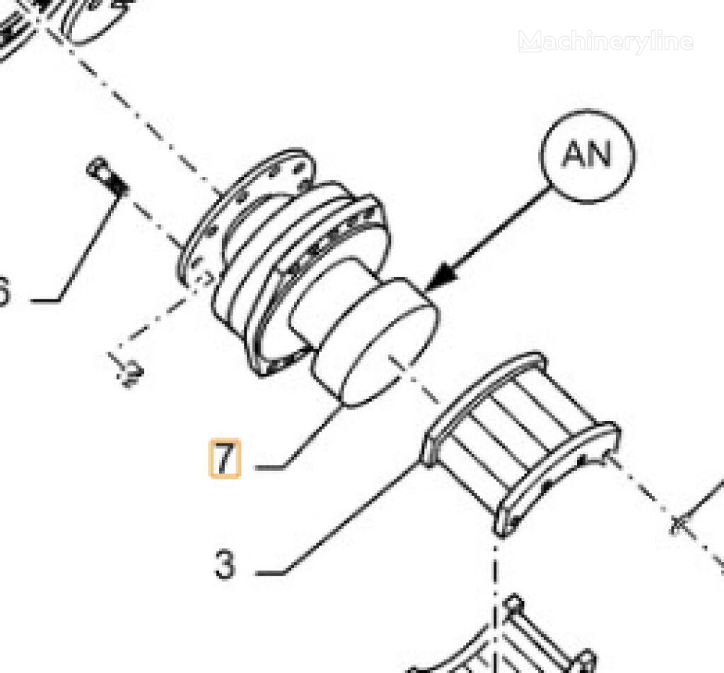 Case 47781269 47781269 gearbox for 1107EX construction equipment