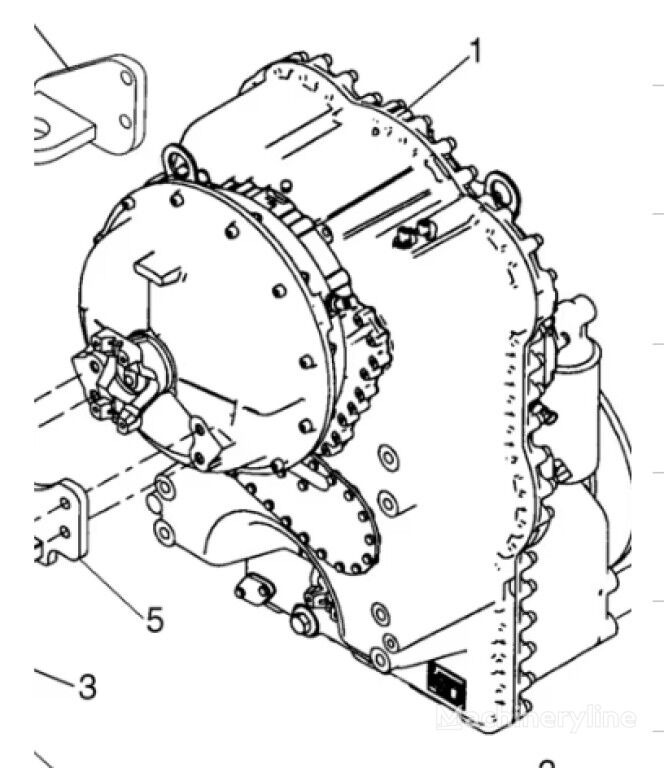 Case 51410049 51410049 gearbox for Case W190C W190D W230C wheel loader