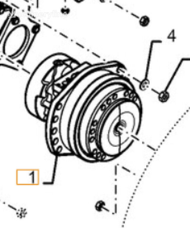 Case 51456177 51456177 Getriebe für DV210B Baumaschinen