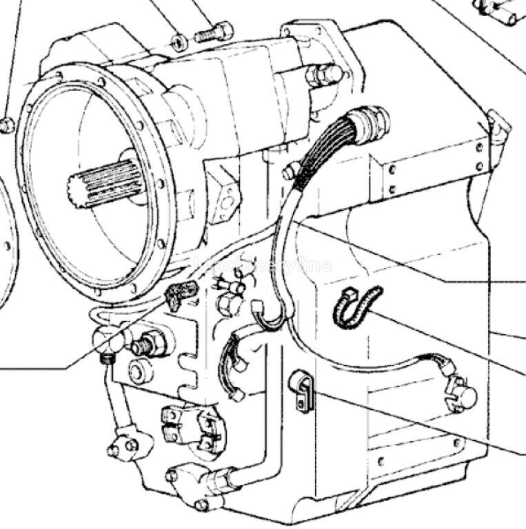 Case 75312851 75312851 ātrumkārba paredzēts Case 845 845B 845DHP 865 865B 865VHP 885B greidera