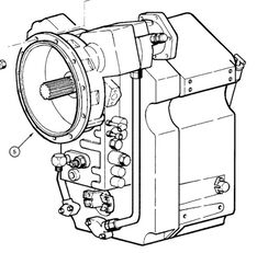 علبة السرعات Case 75312852 75312852 لـ ممهدة الطرق New Holland F140B F170B F200 RG200B RG200 RG140B RG170B