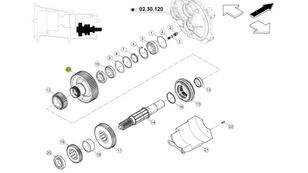 Claas Arion 630 gearbox for Claas Arion 630 wheel tractor