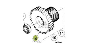 Claas RENAULT ATLES 936 RZ V5 Koło Wałka Zdawczego 0011317970 00 1131  mjenjač za Claas