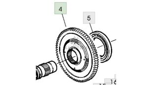 cambio di velocit&agrave; John Deere 6820 6920 6920S Ingranaggio cilindrico a 79 denti PARTI L1527 per John Deere