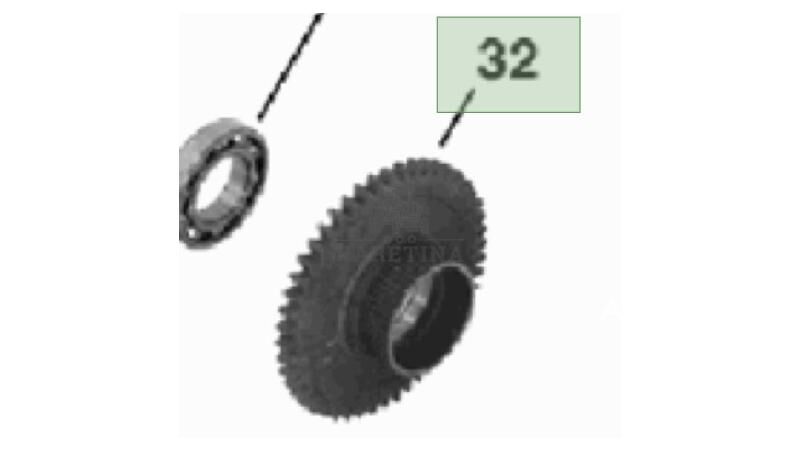 John Deere 8110 8210 8310 8410 Piñón de modo de engranaje PIEZAS R132247 caja de cambios para John Deere - Agroline