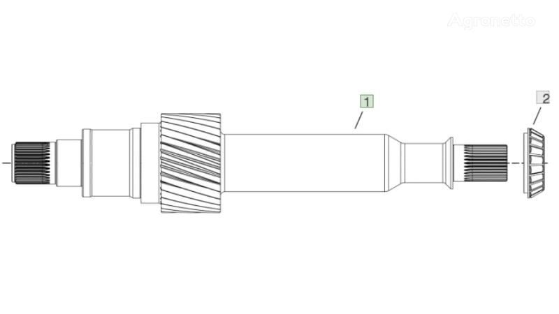 John Deere 9620 DF500 YZ502098 Getriebe