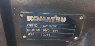 علبة السرعات Komatsu 5216787 لـ آلة قطع الأشجار