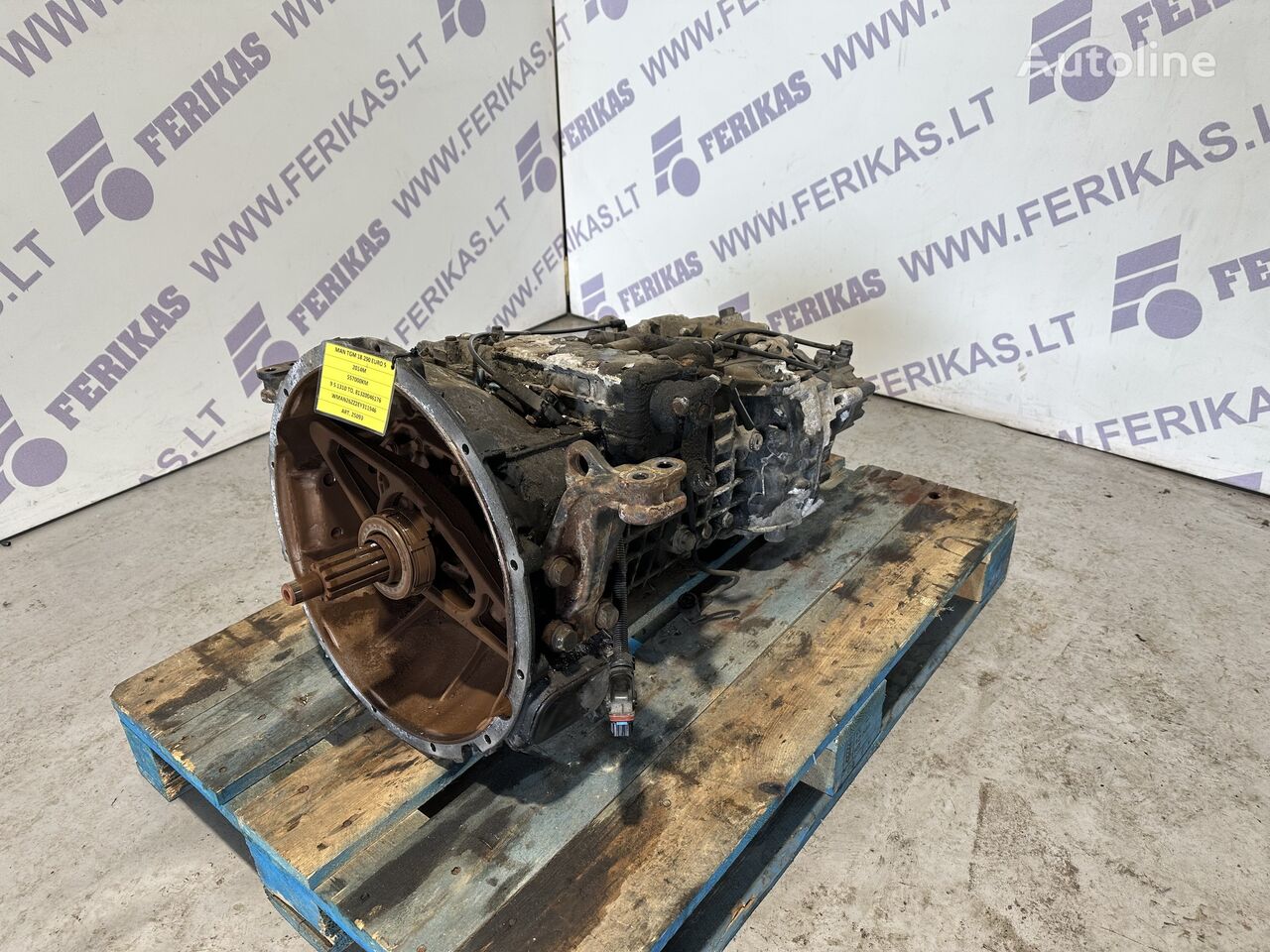 pavarų dėžė MAN TGM 9S1310TO, 81320046176 EURO5 gearbox vilkiko MAN