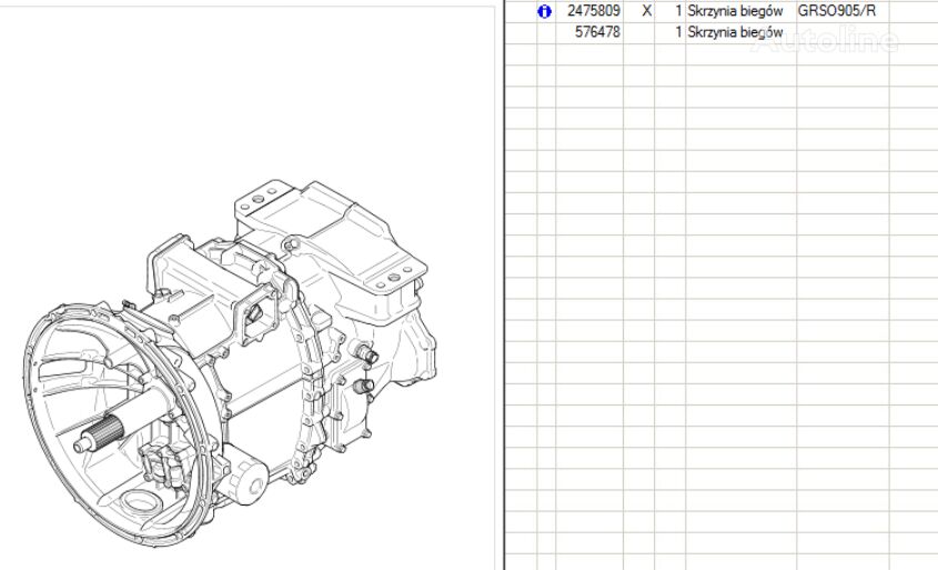 Scania Cambio GRSO905R GRSO 905R GRS0905R NTG S R XT Euro 6 Gearbox Get caja de cambios para Scania Skrzynia Biegów Cambio SCANIA GRSO905R GRSO 905R GRS0905R NTG S R XT Euro 6 Gearbox Getriebe camión